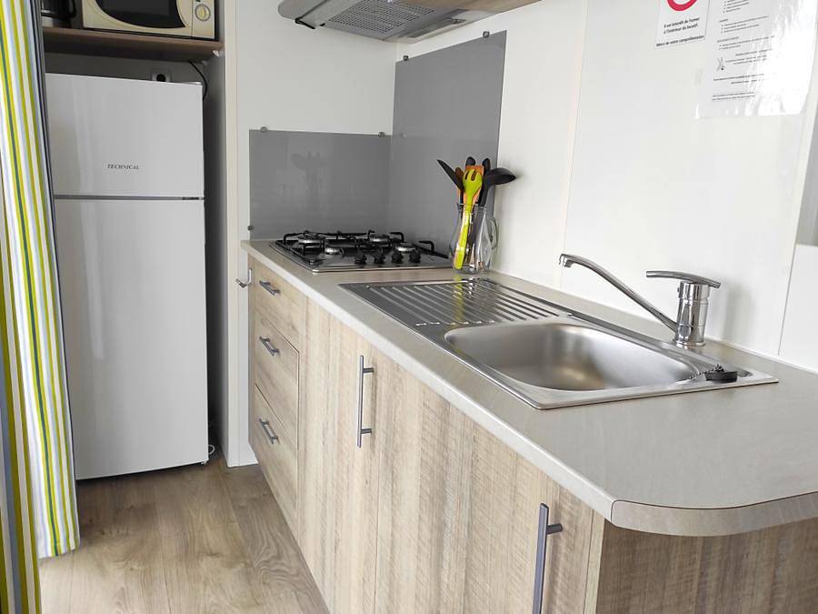 Camping Les Alizés  - Mobilheim 5 personen - Oasis Komfort 4/5 Pers. in Saint-Hilaire-de-Riez, Vendée
