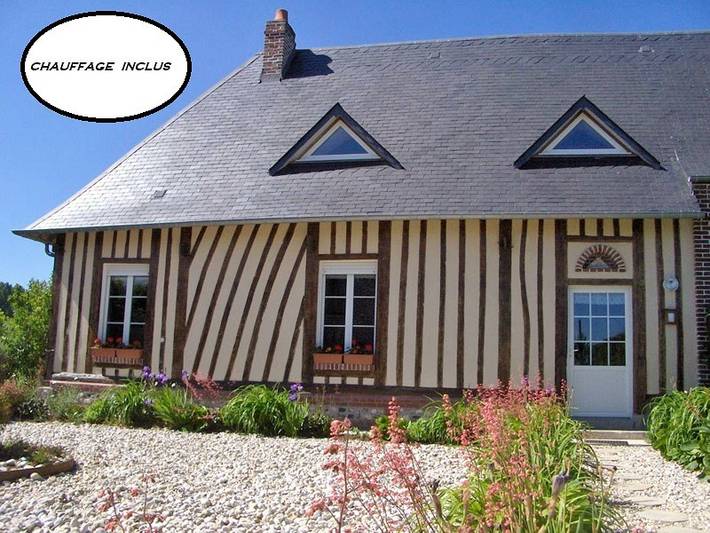 Gîte pour 5 personnes, avec terrasse à Auquemesnil