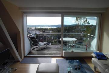 Ferienhaus für 3 Personen, mit Garten und Balkon in Überlingen