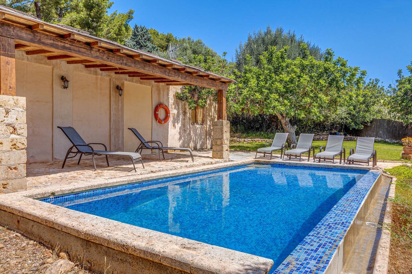 Rustikales Landhaus mit Pool - Finca Son del Rio Nou in Pollença, Mallorca Norden