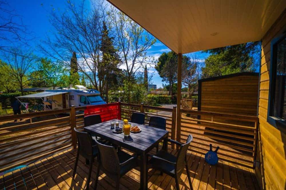 Hütte mit Klima, Haustiere erlaubt - 6 Pers. in Balaruc-les-Bains, Mittelmeerküste (Frankreich)