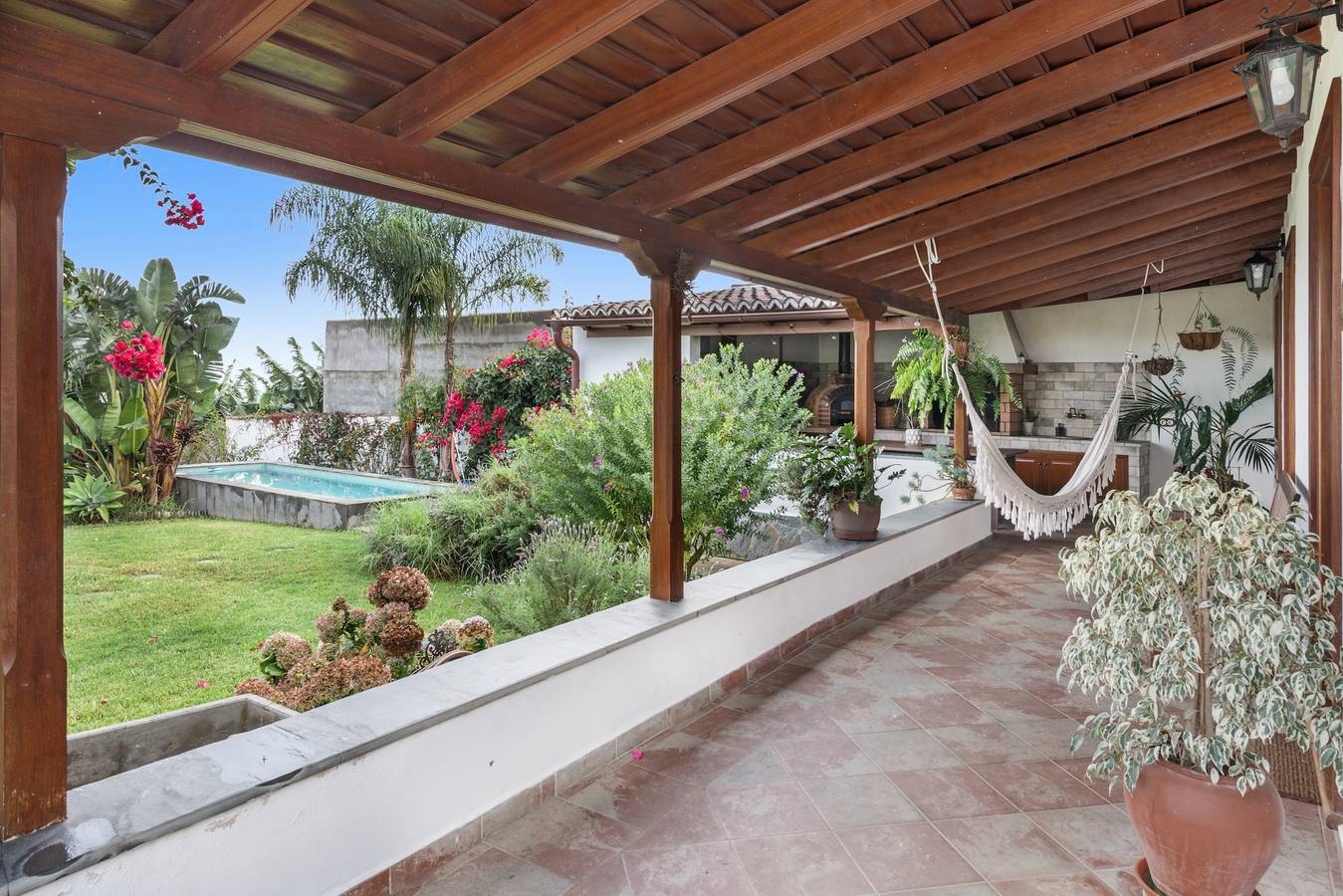 Ferienhaus 'El Bebedero De Los Sauces' mit Meerblick, Privatem Pool und Wi-Fi in San Andrés y Sauces, La Palma Nord