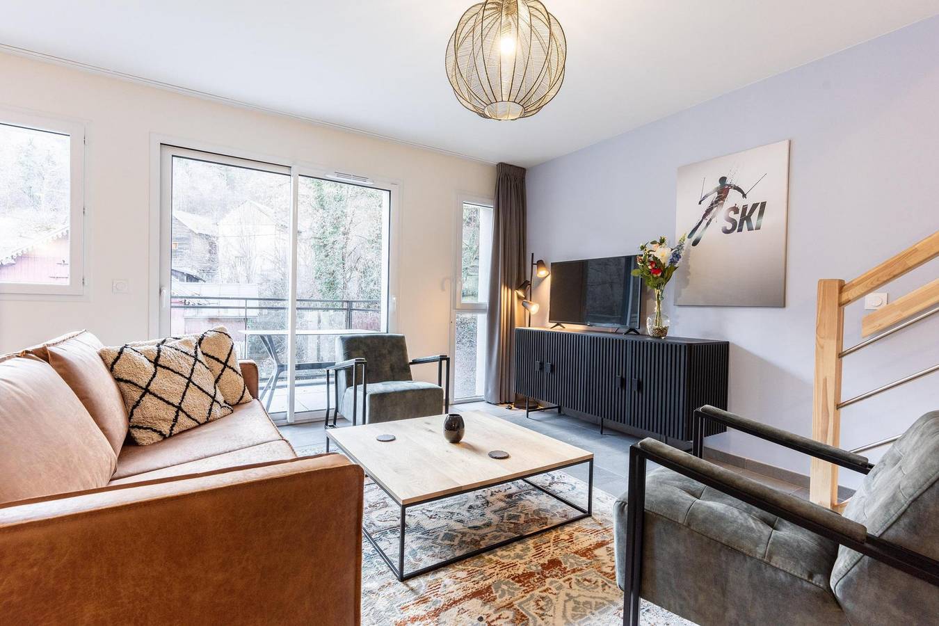 Villa France — Appartement 3 pièces (duplex) | 4/5 personnes | 5 min de la télécabine | Rés.Méri-Bellecombe in Brides-les-Bains, Massif de la Vanoise