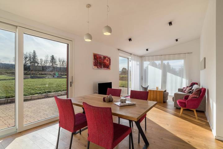 Ferienwohnung für 4 Personen, mit Garten und Sauna, mit Haustier