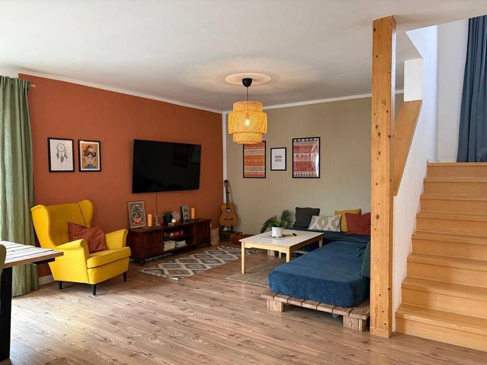 Ferienhaus für 8 Personen, mit Garten