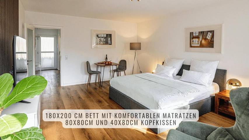 Ferienwohnung für 2 Personen, mit Balkon und Garten in Ahrensburg