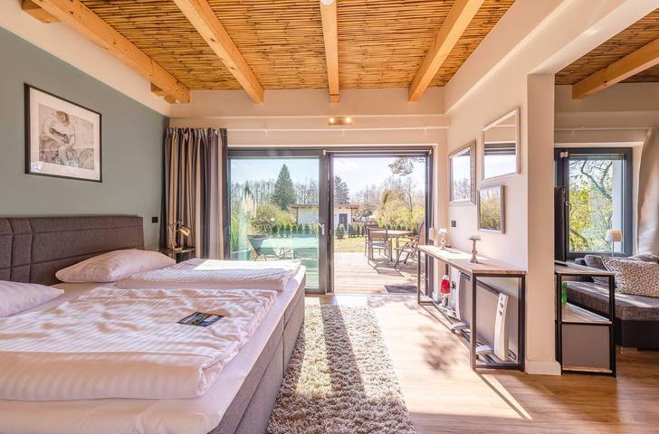 Ferienhaus für 3 Personen, mit Garten in Waren (Müritz)