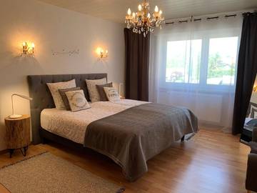 Gîte pour 6 personnes, avec jardin et vue à Birkenwald