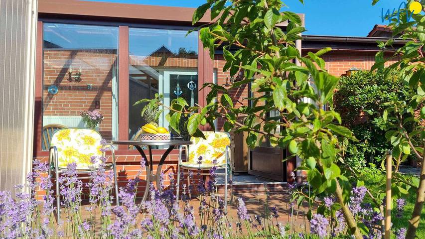 Bungalow für 2 Personen, mit Terrasse und Garten auf Borkum