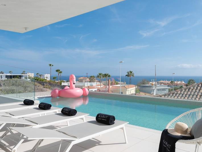 Ferienhaus für 8 Personen, mit Meerblick und Pool sowie Garten auf den Kanaren - 4