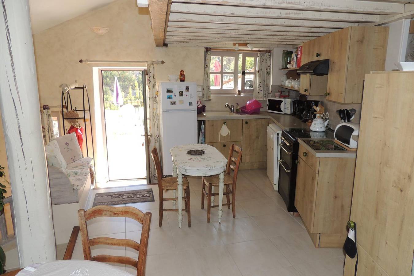 Gîte für 2 Personen mit Garten in Trescléoux, Gap und Umgebung