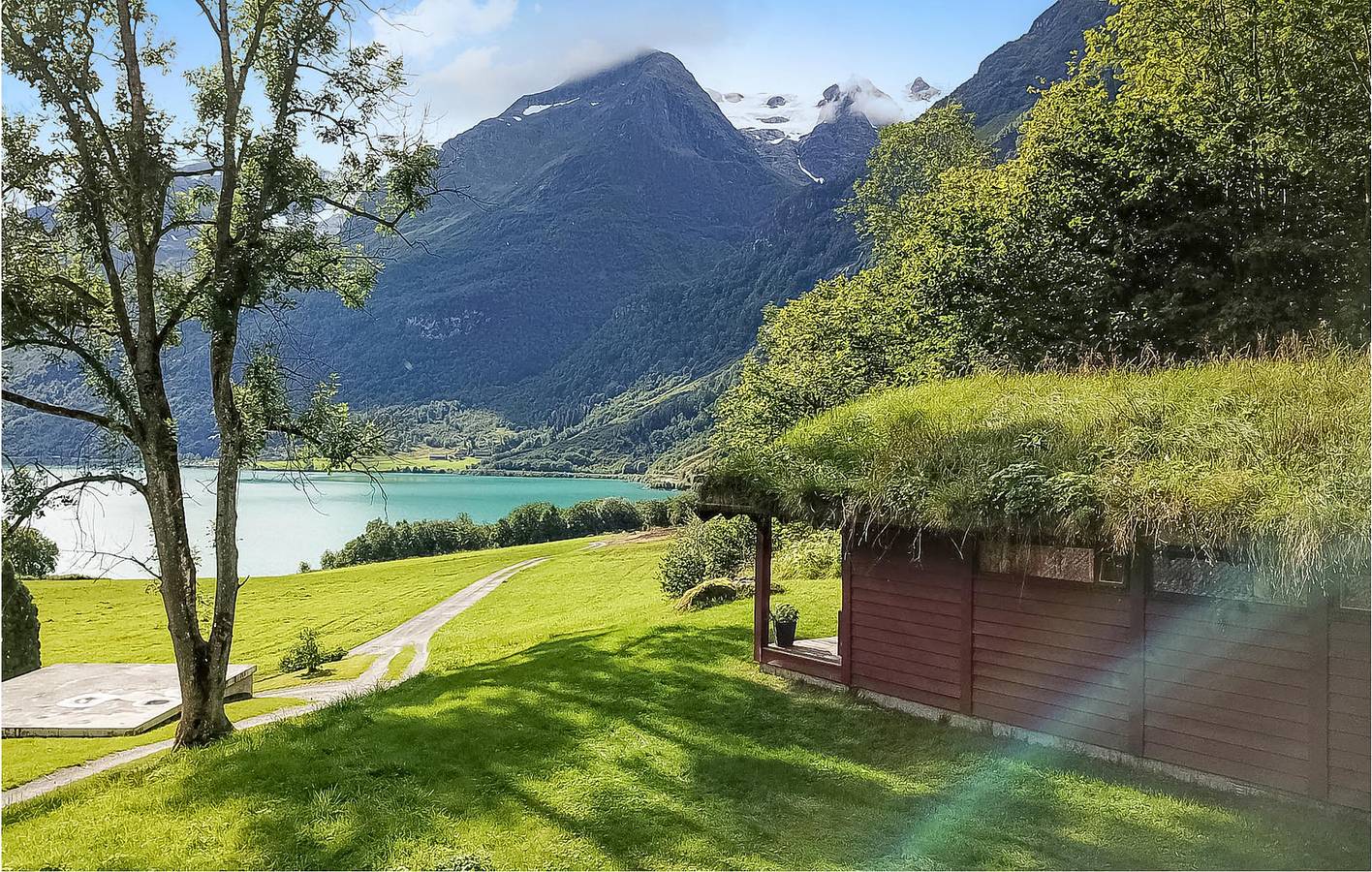 Ferienhaus für 5 Personen mit Terrasse in Oldevatnet