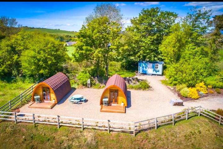 Glamping for 4 people, with Terrace and Garden as well as View in County Mayo