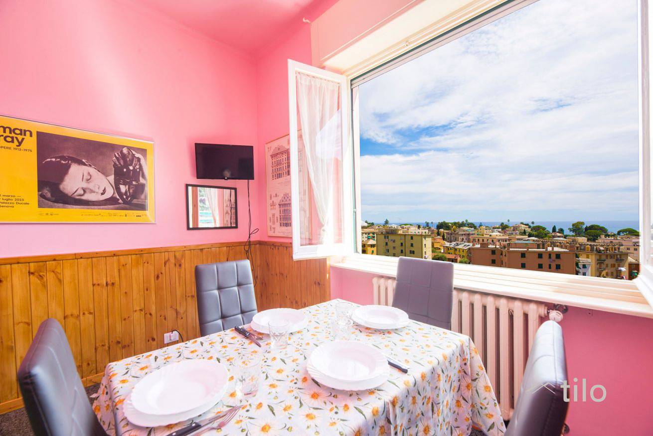 Appartamento intero, Sea View| 1Br| Nervi| By Tilo  in Genova (Città), Genoa