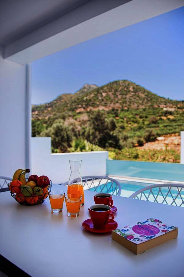 Villa pour 6 personnes, avec vue ainsi que jardin et piscine à Bali (Crète) - 3