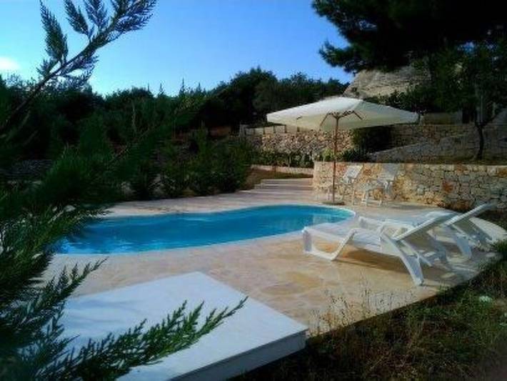 Maison de vacances pour 4 personnes, avec Terrasse et Jardin ainsi que Piscine et Vue
