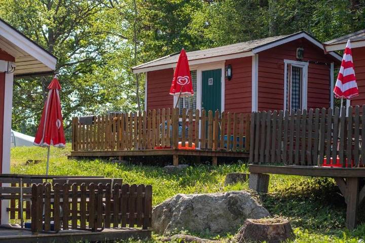 Camping für 4 Personen, mit Terrasse und Garten sowie Ausblick in Mittelschweden - 2