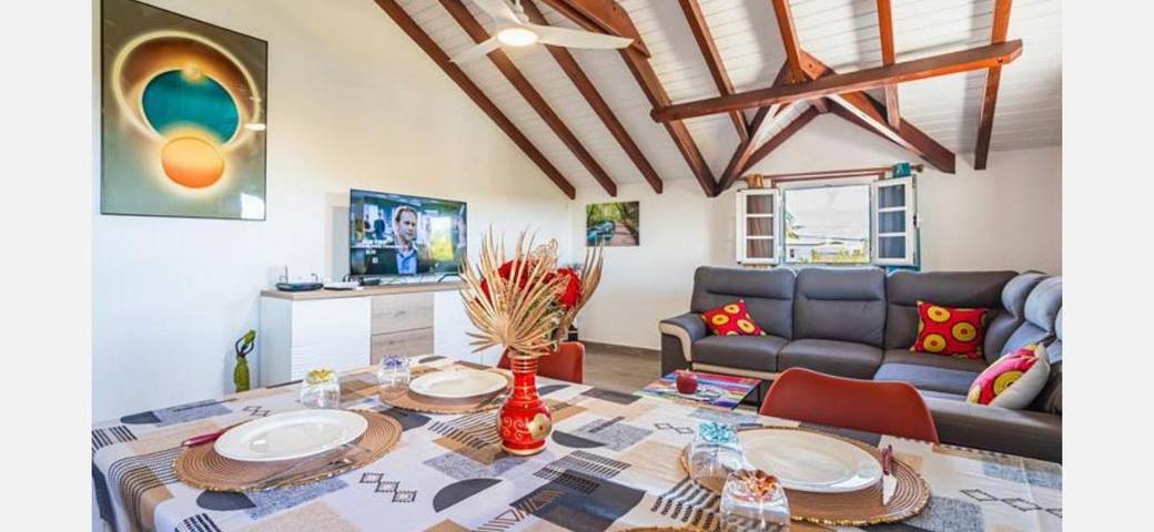 Maison de vacances pour 4 personnes, avec balcon et vue