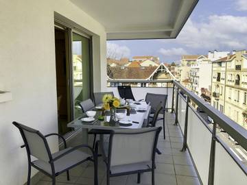 Gîte pour 6 personnes, avec terrasse dans Casino de la Plage (Arcachon)
