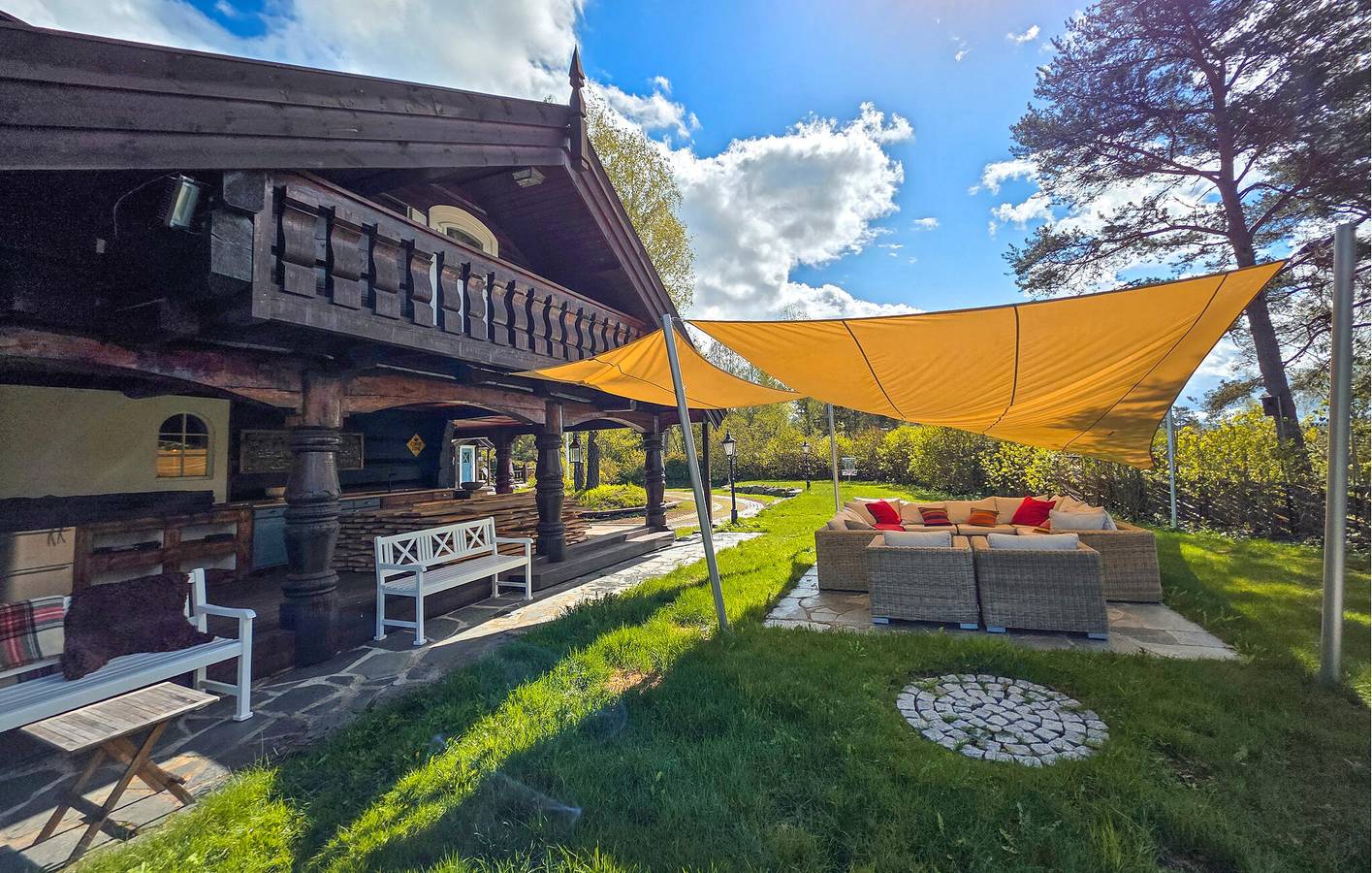 Ferienhaus für 10 Personen mit Ausblick in Ski