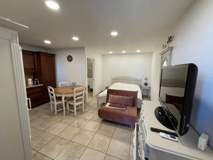 Apartament wakacyjny dla 3 osób, z taras i widok na jezioro w Nida