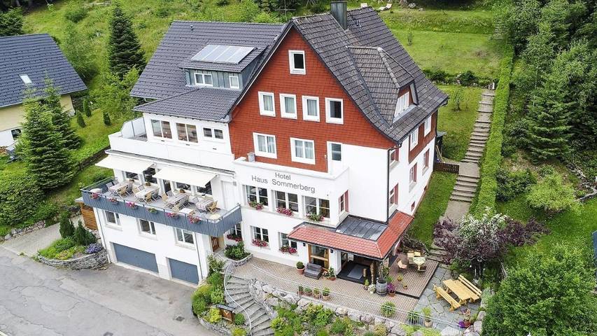 Hôtel pour 2 personnes, avec Terrasse et Jardin ainsi que Sauna et Vue