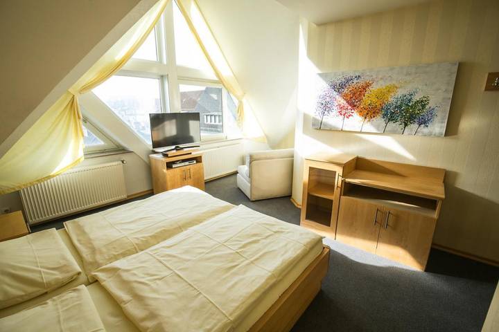 Hôtel pour 4 personnes, avec terrasse, animaux acceptés