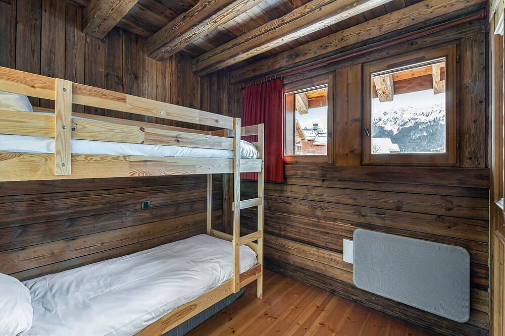 Traditionelles Chalet nahe Pisten, Haustiere erlaubt, Parkplatz in Meribel Village, Courchevel