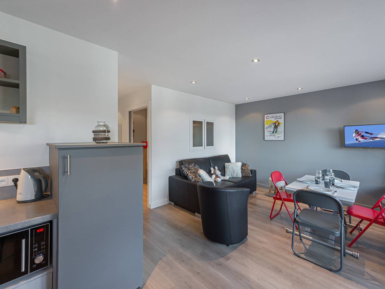 Ganzes Studio, Zentrale Wohnung in Courchevel 1650 mit direktem Pistenzugang und Wifi in Courchevel 1650 (Moriond), Saint-Bon-Tarentaise