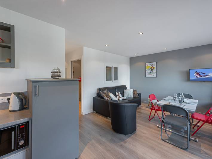Studio entier, Appartement centre Courchevel avec accès pistes, garage et Wifi in Saint-Bon-Tarentaise, Courchevel