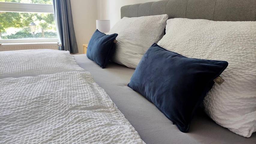 Ferienwohnung für 4 Personen, mit Balkon und Terrasse sowie Ausblick in Bad Schmiedeberg