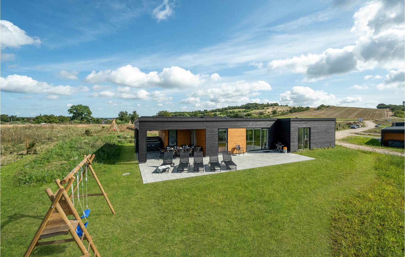 Feriehus for 10 personer med terrasse in Hjarbæk, Limfjord in Westjütland