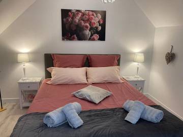 Cottage pour 2 personnes, avec jardin et vue à Lanvollon