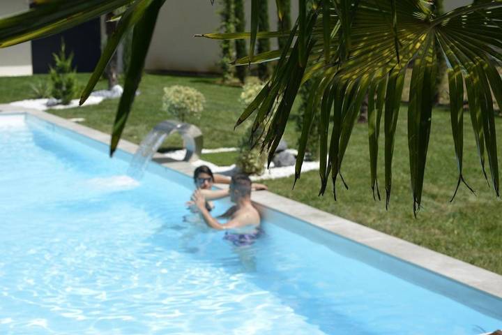 Hôtel pour 2 personnes, avec sauna et jacuzzi ainsi que terrasse et jardin