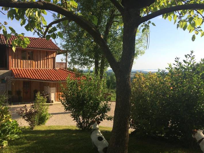Location de vacances pour 4 personnes, avec piscine ainsi que jardin et vue à Estadens - 3