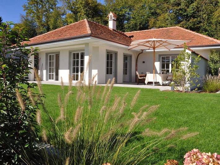 Ferienhaus für 4 Personen, mit Terrasse und Garten sowie Sauna und Seeblick am Bodensee (Schweiz)