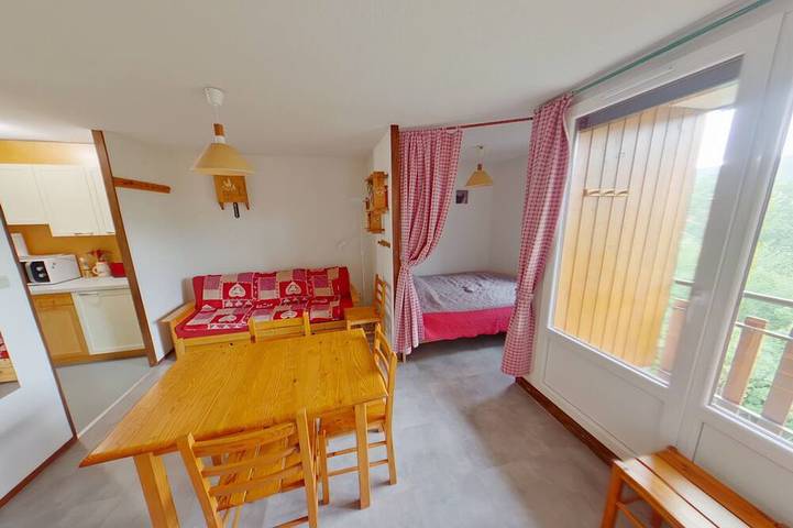 Appartement de vacances pour 4 personnes, avec balcon à Les Rousses