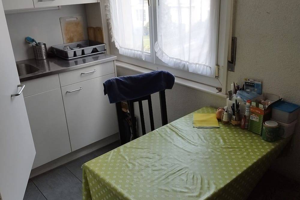 Ganze Wohnung, Furnished appartment vis-a-vis of railstation 5 min from lake at Montreux in Tavel VD, Genfer See