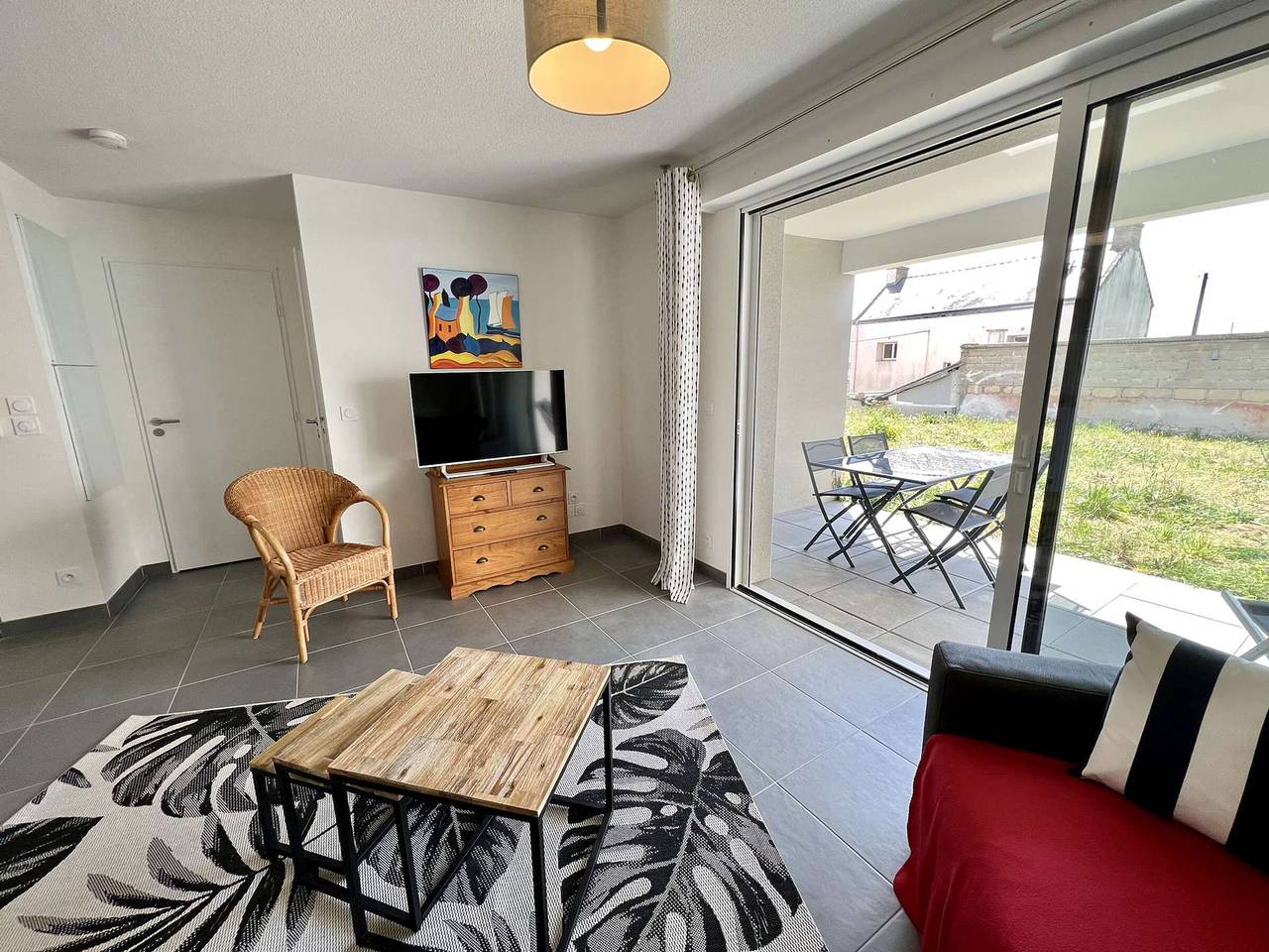 Ganze Wohnung, Étel - Moderne 2-Zimmer-Wohnung, Wifi & Parkplatz, 700m zum Strand in Étel, Côte des Mégalithes