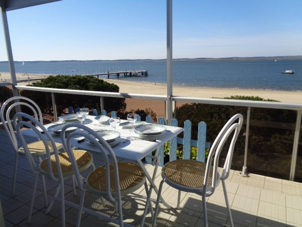 Ganze Wohnung, 3-Zi-Wohnung im Zentrum Arcachon, Meerblick, Parkplatz, Haustiere erlaubt, Wifi in Arcachon, Arcachon und Umgebung