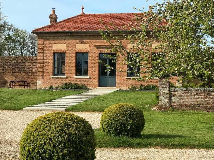 Location de vacances pour 4 personnes, avec vue et jardin à Hugleville-en-Caux