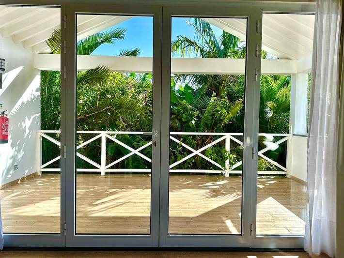 Ferienhaus für 2 Personen, mit Balkon und Terrasse sowie Garten und Ausblick