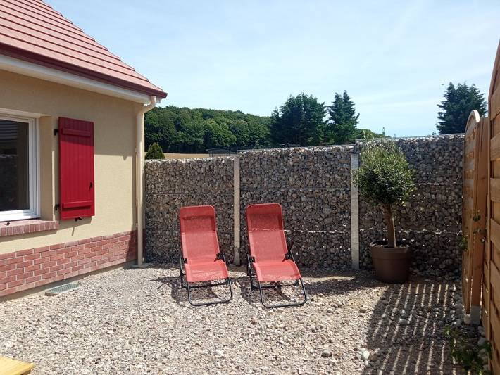 Gîte pour 4 personnes, avec jacuzzi ainsi que terrasse et sauna à Estrébœuf