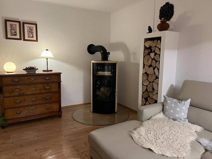 Ferienwohnung für 4 Personen, mit Balkon und Terrasse sowie Ausblick in Gedern