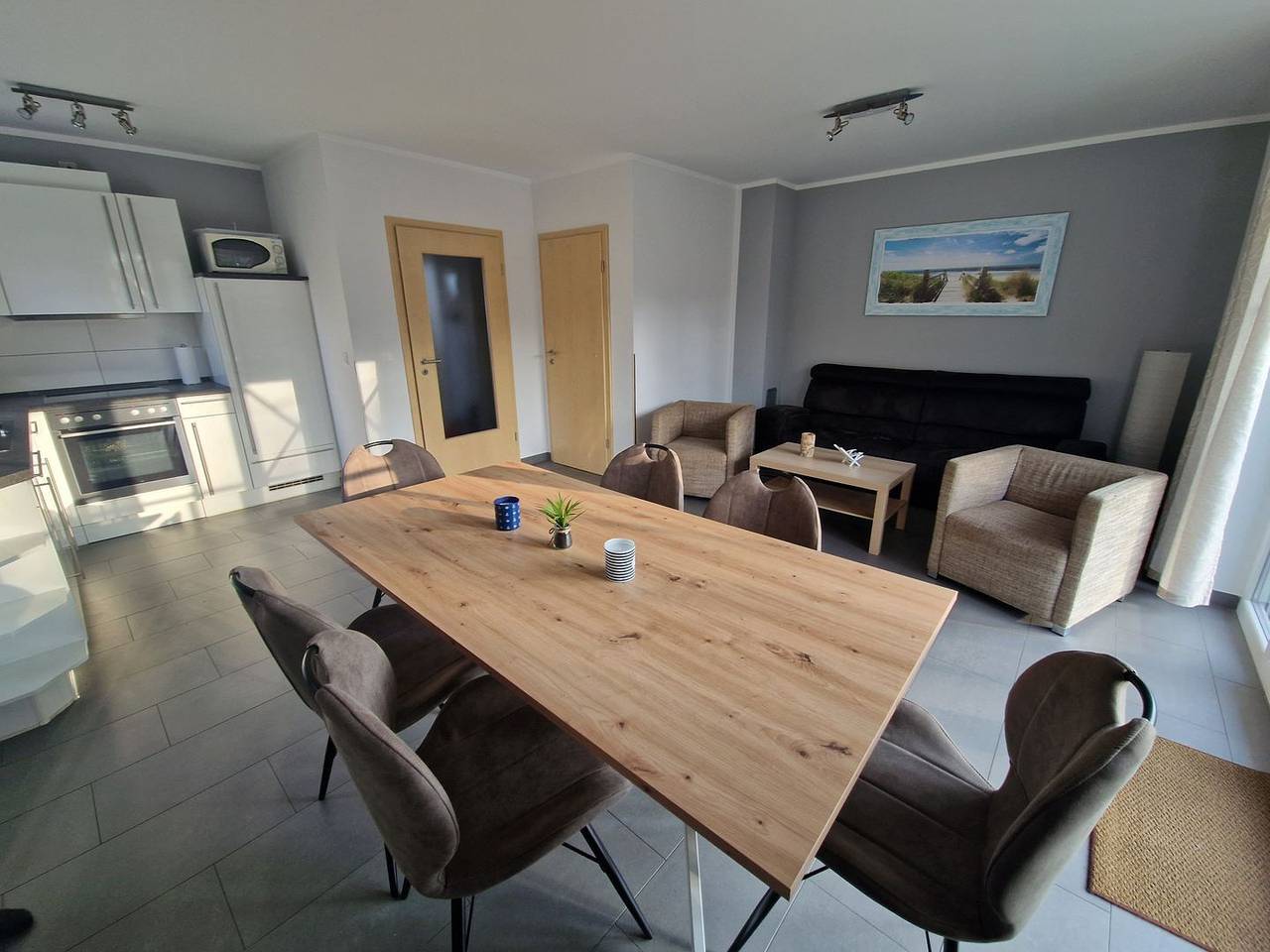 Doppelhaushälfte mit ca. 93 m² Wohnfläche für 6 Personen mit Glasfaser (Wlan) in Graal-Müritz, Rostock und Umgebung