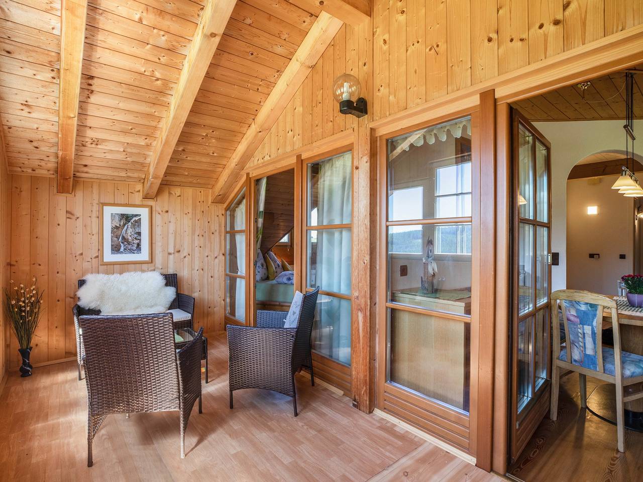 Entire apartment, Holiday Apartment "Huanzhof Weißhorn" with Mountain View, Garden & Terrace in Aldein, South Tyrol