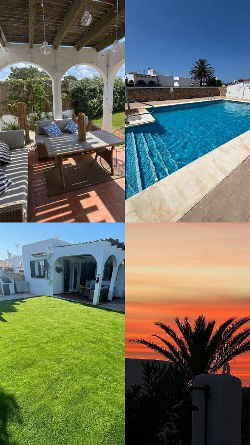 Ferienhaus für 4 Personen, mit Pool und Ausblick sowie Garten, mit Haustier auf Menorca