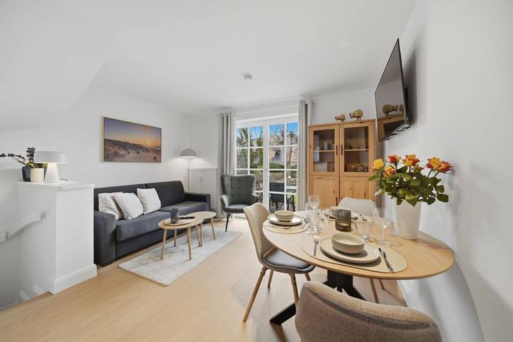Ganze Wohnung, Modernes Apartment Witt Hingst mit Terrasse und Garten in Westerland in Tinnum, Sylt (Gemeinde)