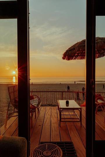 Ferienwohnung für 4 Personen, mit Terrasse und Ausblick in Zandvoort