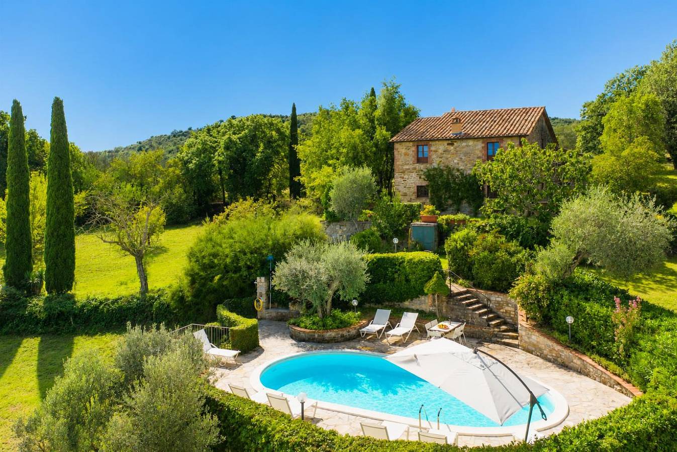 Villa per 8 persone con giardino in Montegabbione, Perugia e dintorni